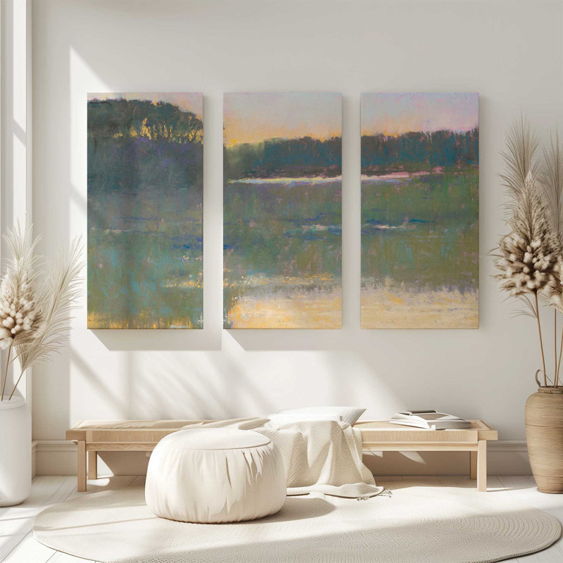 Mystères de la basse-cour | Impression sur toile 3 panneaux, H 36 po x l 54 po