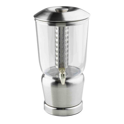 Eben TableCraft 2.5-Gallon Upscale Beverage Dispenser with Infuser & Ice Core, Tritan™ & Stainless Steel