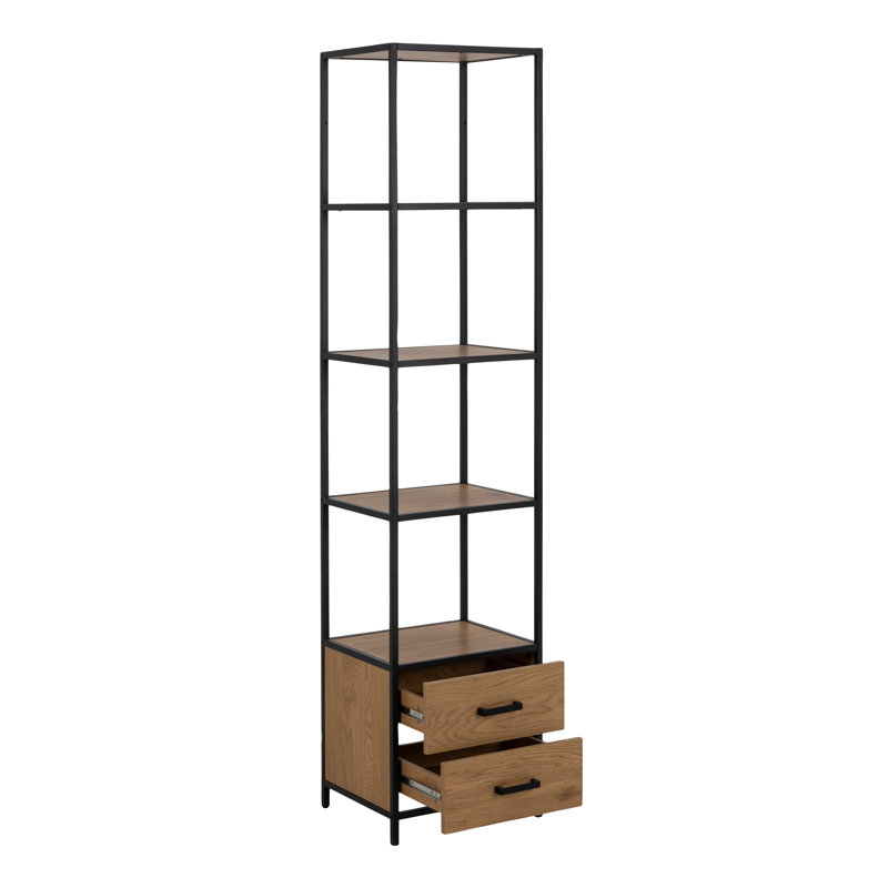 Mantz 185cm H x 42cm W Etagere Bookcase