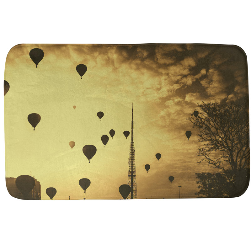 Tapis de bain pour ballons d’air chaud Kain, l 17 po x L 24 po