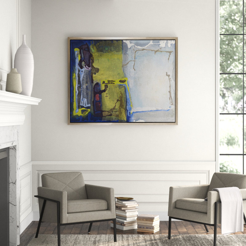 Two Moods Painting, 48" H x 60" W x 2.25" D