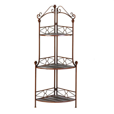 RUSTIC CORNER BAKER’S RACK