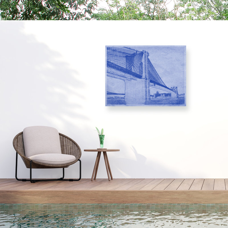 Toile pour l'extérieur Marcus Jules Bridge, H 14 po x l 19 po