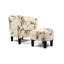 Fauteuil d'appoint moderne avec repose-pieds