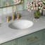 Meuble-lavabo simple en bois massif 42 po avec plateau en quartz Carrara de 1,5 po Occhipinti-95016737-97091601