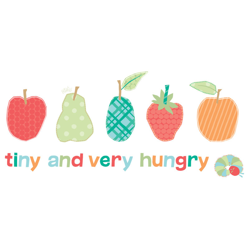 Tiny And Very Hungry Caterpillar - Painting on Canvas, 57cm H x 114cm W