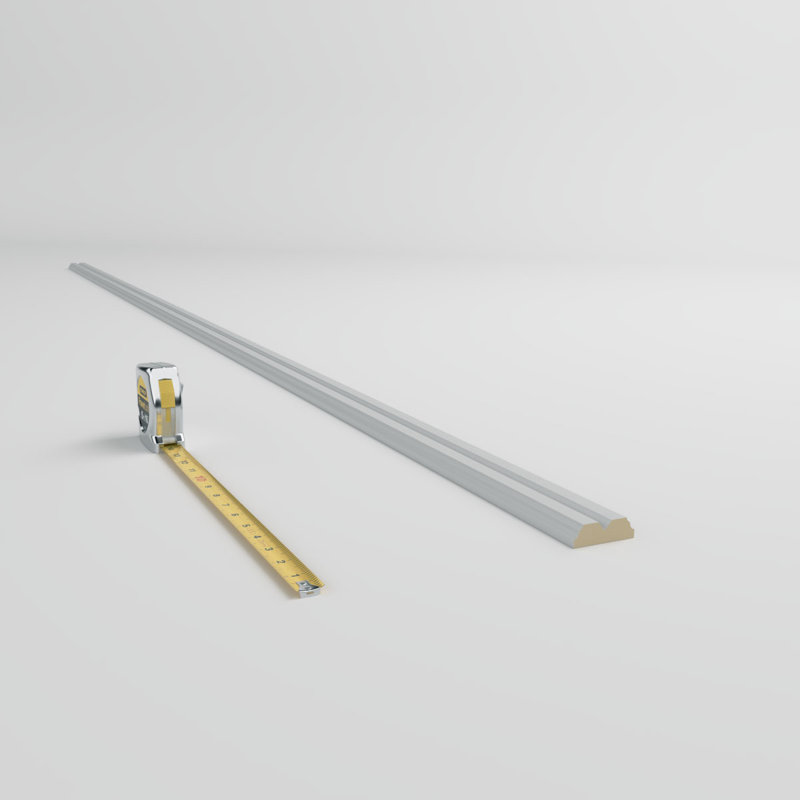 Hillsborough White Polyurethane Crown Chair Rail Moulding Set