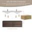 Meuble-lavabo mural 72 po avec 2 lavabos intégrés en résine et 4 tiroirs à fermeture en douceur, assemblage complet-88594135