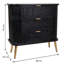 Schiff 3 Drawer Bedside Table