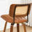 Valerie Wooden Rattan Faux Leather Stools-1305828058-1305828062