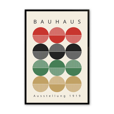 Cercles de Bauhaus rétro