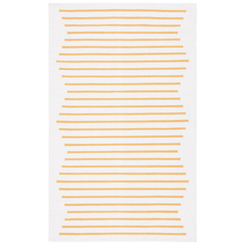 Tapis en coton tissé à la main Estle, Rectangle 6 pi x 9 pi
