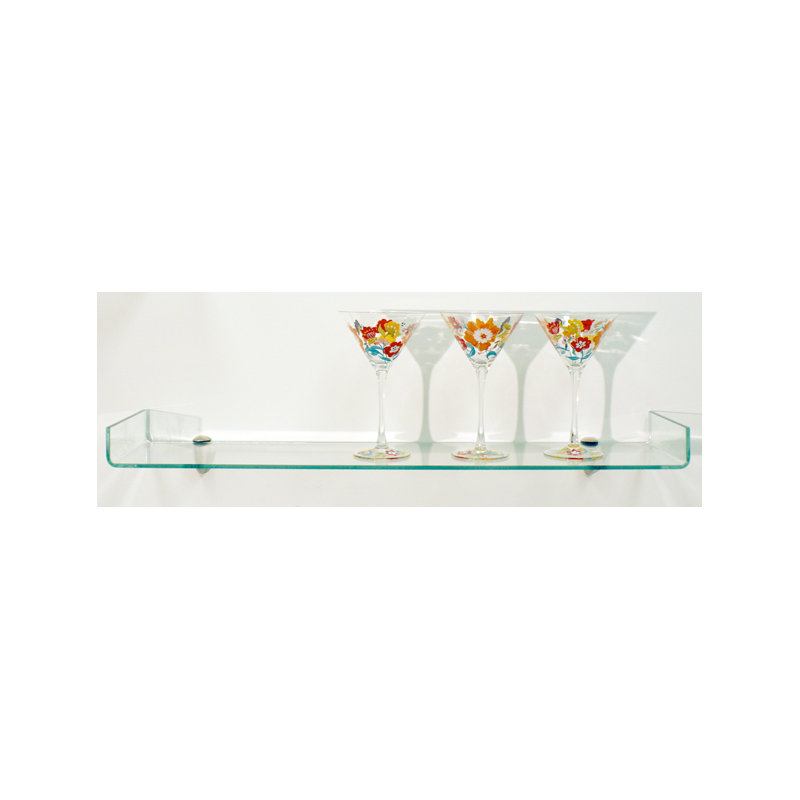 Tablette décorative Dasheika, Acier brossé