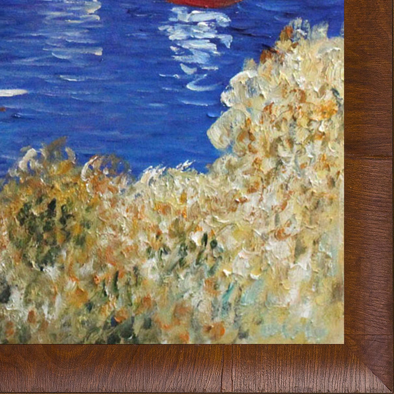 Bassin d'Argenteuil par Claude Monet avec cadre Panzano Olivewood, Cadre Panzano Olivewood