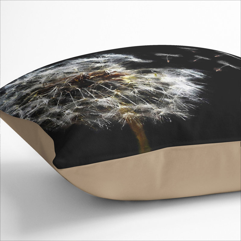 Dandelion Seeds Vol.10 Painting Square Throw Cushion, Stone, 55cm H x 55cm W x 20cm D