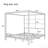 Canopy Bed With Tall Upholstered Headboard,Sturdy Metal Frame,And Elegant Design-967967743-967967618