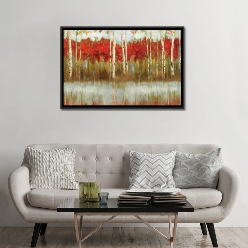 «The Edge» par Allison Pearce - Estampe numérique sur toile tendue avec châssis, H 18 po x l 26 po x P 1,5 po, Pas de tapis