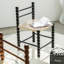 Chaise d'appoint moderne à dossier solide noir (ensemble de 2)-1072276080