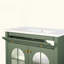 Lavabo de salle de bain de style Mid-Century avec verre à motif et bande lumineuse à capteur de mouvement, lavabo de salle de bain autoportant Farmhouse avec rangement, meuble-lavabo haut de gamme (robinet non inclus)-1637250703-1637250700