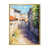 Toile avec cadre flottant or