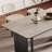 Retro rectangular dining table-545307356