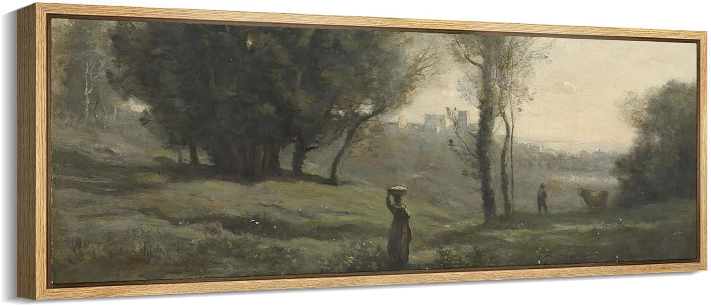 Misty Woodland Clearing With Golden Light - Etsy