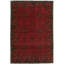 Rangement à la main one-of-kind-noué la 2010 esari turkoman rouge 4 pi 2 po x 6 pi, en laine tapis 4 po Aylesbury