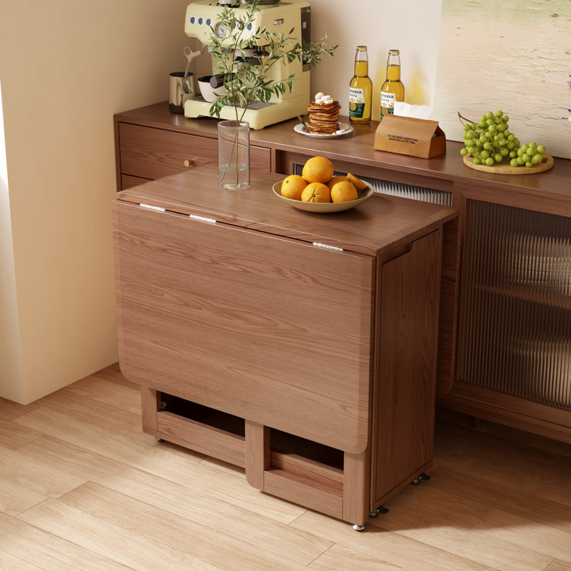 Solid Wood Folding Dining Table