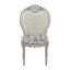 Chaise de salle à manger (ENSEMBLE-2) Créez une expérience culinaire intemporelle et améliorez le confort à manger. Finition en tissu et champagne-1983633595