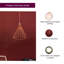 18 cm H Bell Pendant Shade ( Screw On )