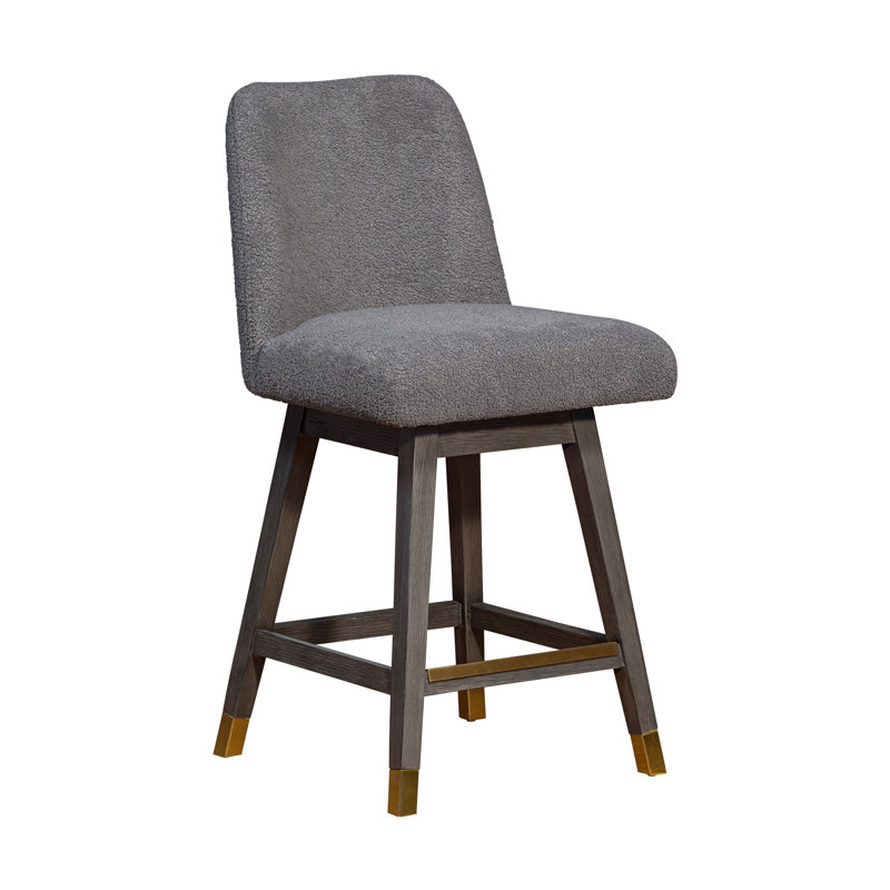 HomeRoots Swivel Bar Chair