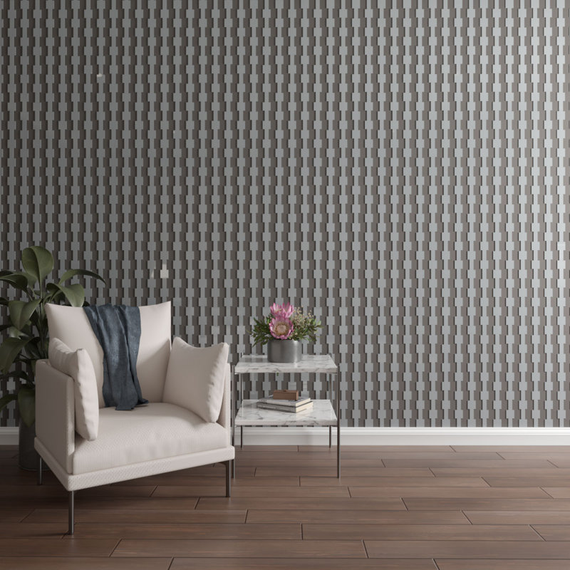 Ensemble de 30 panneaux muraux Midland, H 47 po x l 2 po, Gris