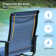 Patio dining set with 53" Round Dining Table and 6 Textilene Swivel Chairs