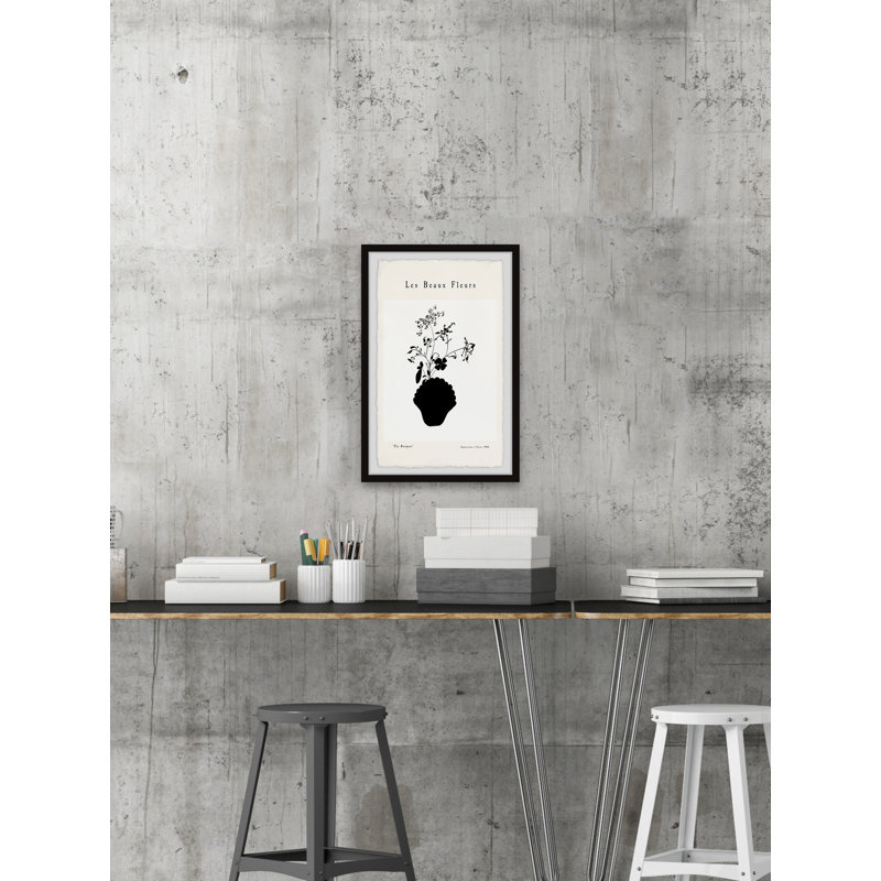Les Beaux Fleurs - Single Picture Frame Print, 30cm H x 20cm W