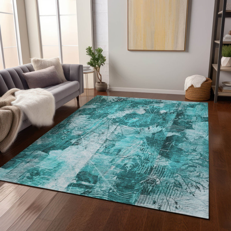 Tapis intérieur / extérieur Fellsmere, Rectangle 5 pi x 7 pi 6 po