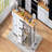 74.8" Kitchen Island With Extendable Dining Table, Kitchen Storage Cart With 3 Drawers, Power Outlet, Rolling Kitchen Island On Wheels With Spice Rack And 2 Door Cabinet, For Kitchen-1852184359