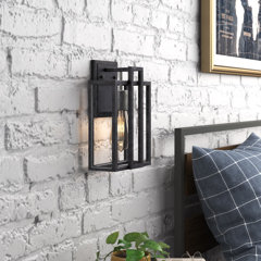 Mid Century Modern 1 Light Dimmable Steel Wall Sconce Retro Satin Bron –  The Furniture Shop Winnipeg