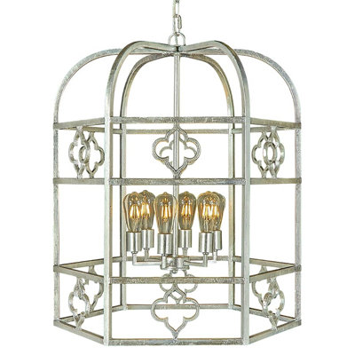 Lustre géométrique à 6 lumières Istanbul