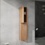 12" Bathroom Side Cabinet, 2-Soft Close Doors, Float Mounting Design-1818374122