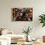 Ensemble de 1 tableau sur toile représentant une platine DJ-130539055-130539050