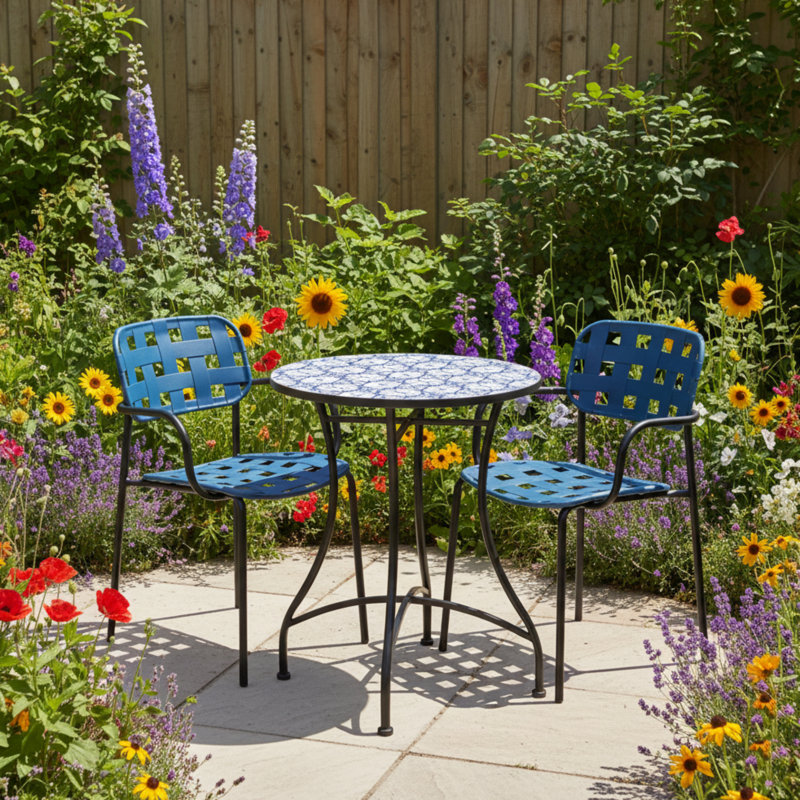 2 - Person Patio Dining Set with Round Table