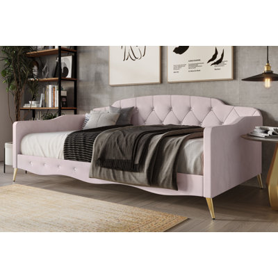 Arwilla Twin Size Daybed in Velvet
