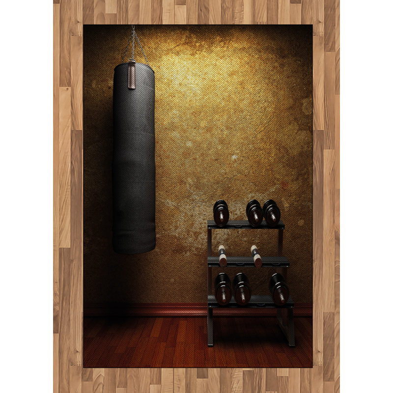 Fitness High Density Long Fiber Poly Threads Decorative Area Rug Carpet, Rectangle 4' x 5'8"