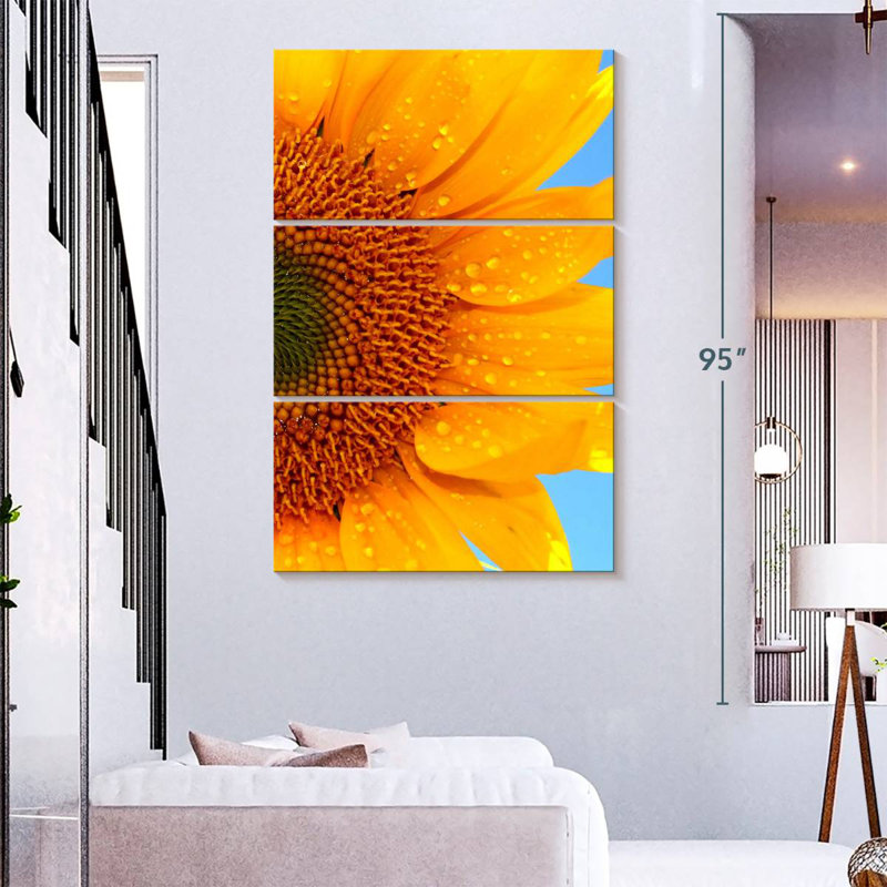 Harnek Fresh Sunflower, 57" H x 36" W