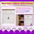 Compact Farmhouse Barn Door Storage Cabinet With Drawer-1829815372