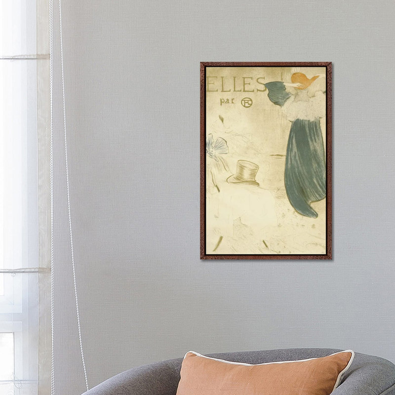 Frontispiece, 1896 by Henri De Toulouse-Lautrec - Gallery-Wrapped Canvas Giclée on Canvas, 66.04 cm H x 45.72 cm W