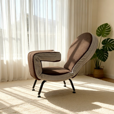 Multi-functional foldable lazy sofa chair