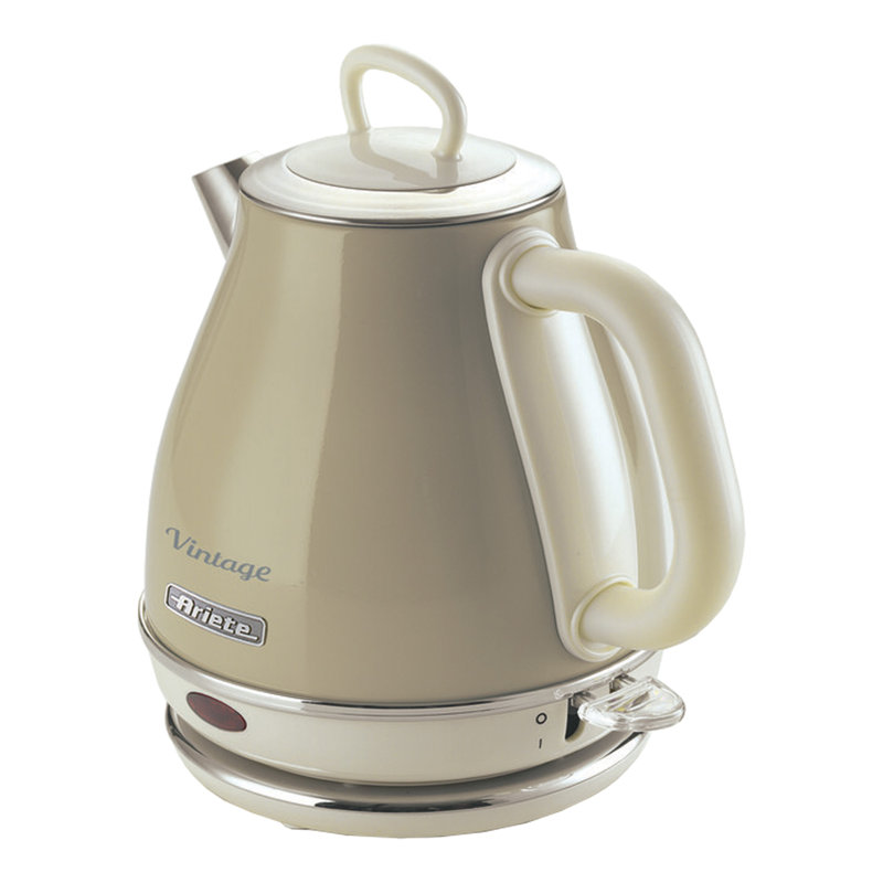 Ariete Vinatge 1L Electric Kettle, Cream