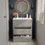Meuble-lavabo sans poignée avec lavabo en céramique 30 po-62728892