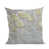 Motif floral gris / jaune